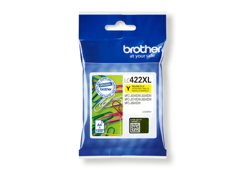 Brother LC-422XLY Geel 1.500 pagina's (Origineel)