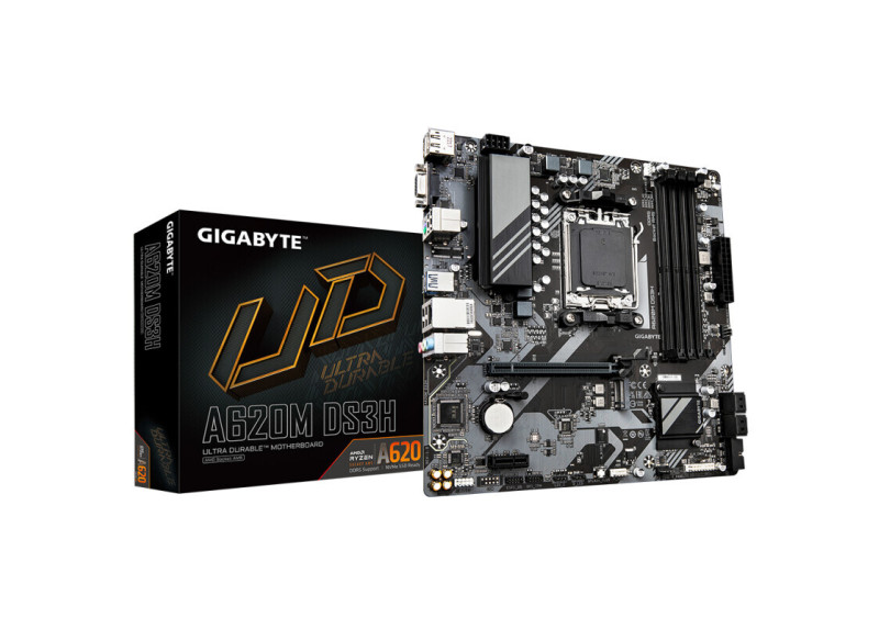 Gigabyte AM5 A620M DS3H - DDR5/M.2/DP/HDMI/VGA/ÂµATX