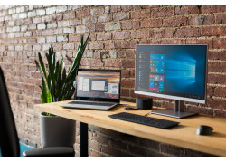 HP Fingerprint Laser USB-A Zwart Retail