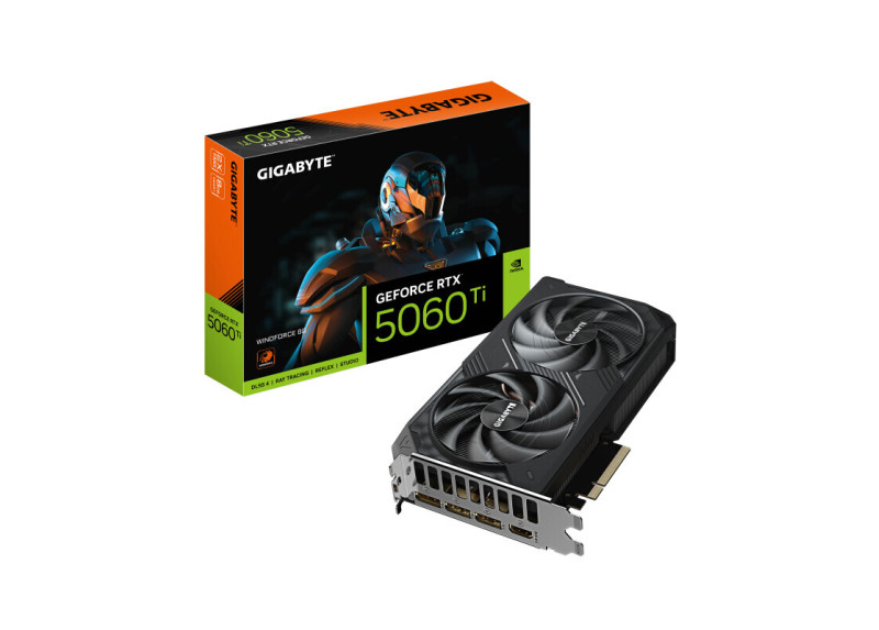 5060Ti Gigabyte RTX WINDFORCE 8GB/3xDP/HDMI/2slot