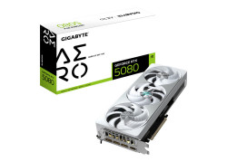 5080 Gigabyte RTX AERO OC SFF 16GB/3xDP/HDMI - Wit