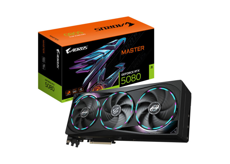 5080 Gigabyte RTX AORUS MASTER 16GB/3xDP/HDMI/4slot