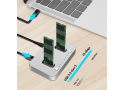 Dockingstation LogiLink 2x M.2 NVMe - USB-C 3.2
