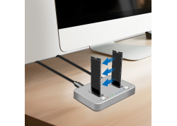 Dockingstation LogiLink 2x M.2 NVMe - USB-C 3.2