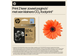 HP No.924e Zwart EvoMore 1.000 pagina`s (Origineel)