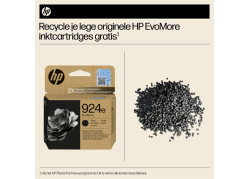 HP No.924e Zwart EvoMore 1.000 pagina`s (Origineel)