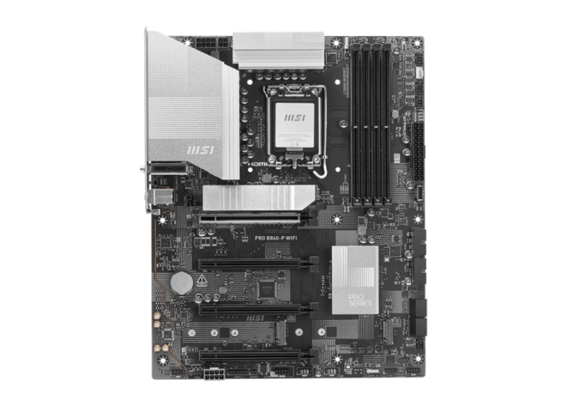 MSI 1851 B860-P PRO WIFI - DDR5/3xM.2/DP/HDMI/USB-C/ATX