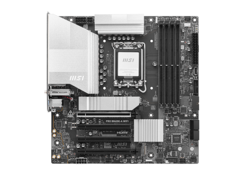 MSI 1851 B860M-A PRO WIFI - DDR5/3xM.2/DP/HDMI/USB-C/ÂµATX