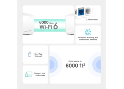 MERCUSYS Mesh HALO H90X - AX6000 2.5Gbps set van 2