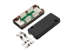 Verbindingsdoos Cat6/6A/7 LogiLink Zwart