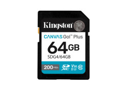 SDXC Card 64GB Kingston U3 V30 Canvas Go! Plus