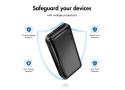 Power Bank 20000mAh LogiLink 2x USB-A Zwart