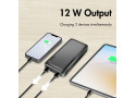 Power Bank 20000mAh LogiLink 2x USB-A Zwart