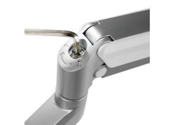 Desk Mount Single LogiLink 17"-32" Curved Alu Gasv.