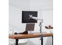 Desk Mount Single LogiLink 17"-32" Curved Alu Gasv.