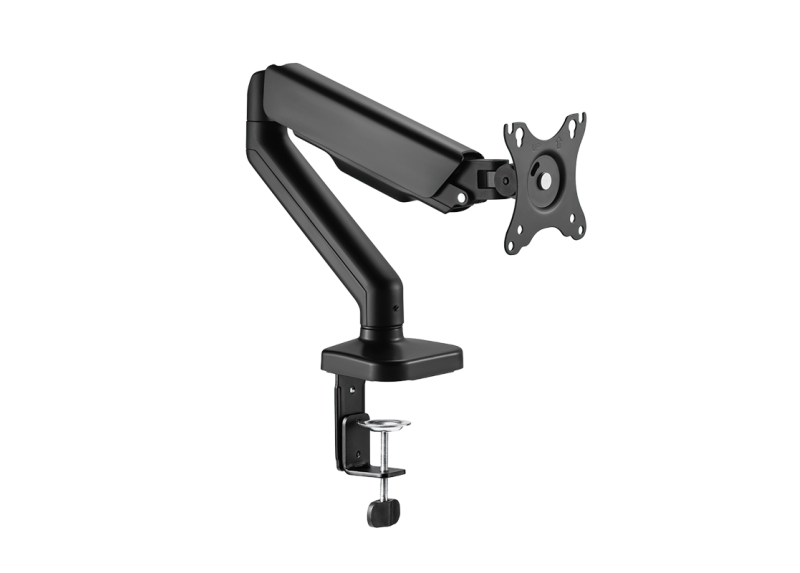 Desk Mount Single LogiLink 17"-32"<9kg staal gasveer