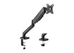 Desk Mount Single LogiLink 17"-32"<9kg staal gasveer