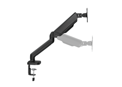 Desk Mount Single LogiLink 17"-32"<9kg staal gasveer