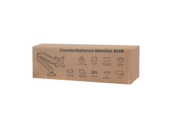 Desk Mount Single LogiLink 17"-32"<9kg staal gasveer