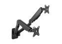 Wall Mount Dual LogiLink 17"-32"<9kg staal gasveer