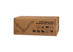 Wall Mount Dual LogiLink 17"-32"<9kg staal gasveer