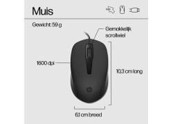 DT HP 150 Zwart Bedraad Retail