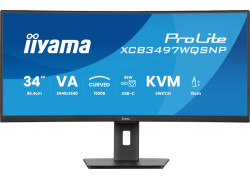 34" Iiyama ProLite XCB3497WQSNP-B1 Curved/WQHD/DP/2xHDMI