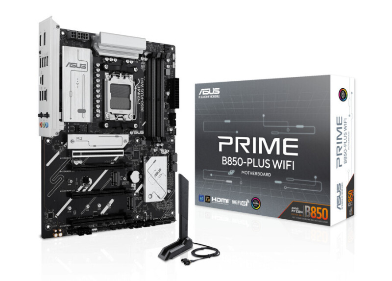 ASUS AM5 B850-PLUS PRIME WIFI- DDR5/3xM.2/DP/HDMI