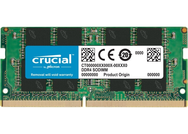SODIMM 16GB DDR4/3200 CL22 Crucial Tray