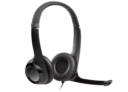 Logitech Stereo Headset H390 USB-C zwart