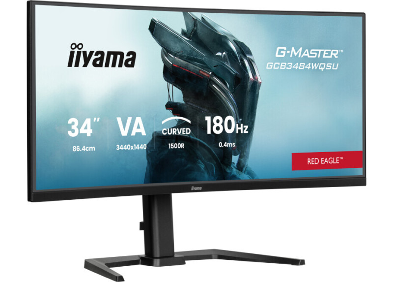 34" Iiyama G-Master GCB3484WQSU-B1 Curved/UWQHD/180Hz/VA