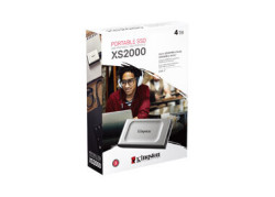 4TB Kingston XS2000 Zilver-Zwart/USB-C/2000/2000