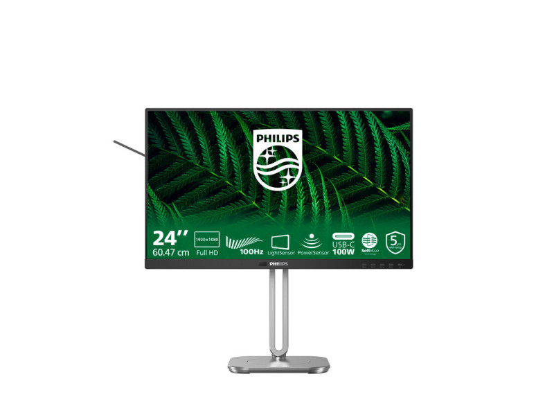 24" Philips 24B2G5301 FHD/DP/HDMI/VGA/USB-C/Speaker/IPS
