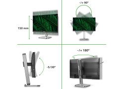 24" Philips 24B2G5301 FHD/DP/HDMI/VGA/USB-C/Speaker/IPS