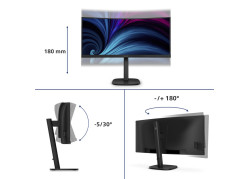 34" Philips 34B2U3600C Curved/UWQHD/DP/HDMI/USB-C/RJ45