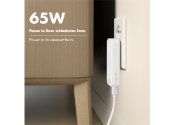 Lader 230V 1xUSB-C 65W+1xUSB-A 18W LogiLink Zwart