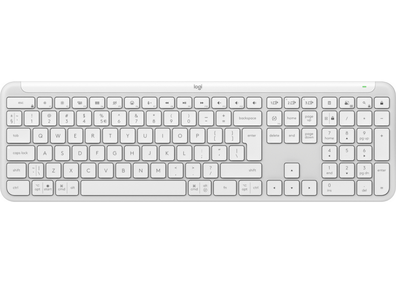 KB Logitech Signature Slim K950 Wit Bluetooth Retail