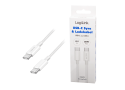 USB-C 2.0(M) <> USB-C(M) 0.5m LogiLink 60W/480Mbps wit
