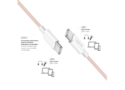 USB-C 2.0(M) <> USB-C(M) 1.0m LogiLink 60W/480Mbps roze
