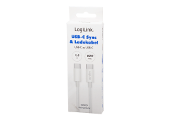 USB-C 2.0(M) <> USB-C(M) 1.5m LogiLink 60W/480Mbps wit