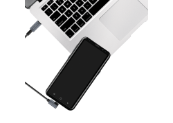 USB-C 2.0(M) 90&deg; <> USB-C(M) 3.0m LogiLink 100W zwart