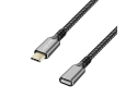 USB-C 3.2(M) <> USB-C(F) 1.0m LogiLink 100W/10Gbs/ zwart
