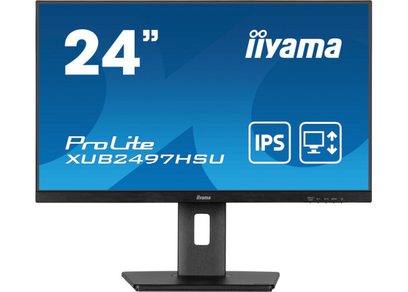 24" Iiyama ProLite XUB2497HSU-B2 FHD/DP/HDMI/2xUSB/IPS