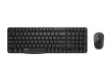 Rapoo X1800S toetsenbord Inclusief muis Universeel RF Draadloos Zwart