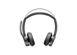 HP Poly Voyager Focus 2 UC Stereo | Bluetooth Headset | USB-C (met USB-A Adapter) | Zwart