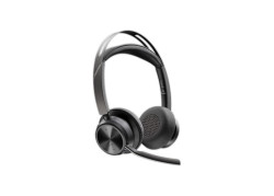 HP Poly Voyager Focus 2 UC Stereo | Bluetooth Headset | USB-C (met USB-A Adapter) | Zwart