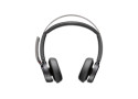 HP Poly Voyager Focus 2 MS Stereo | Bluetooth Headset (ANC) | USB-C (met USB-A Adapter) | Zwart