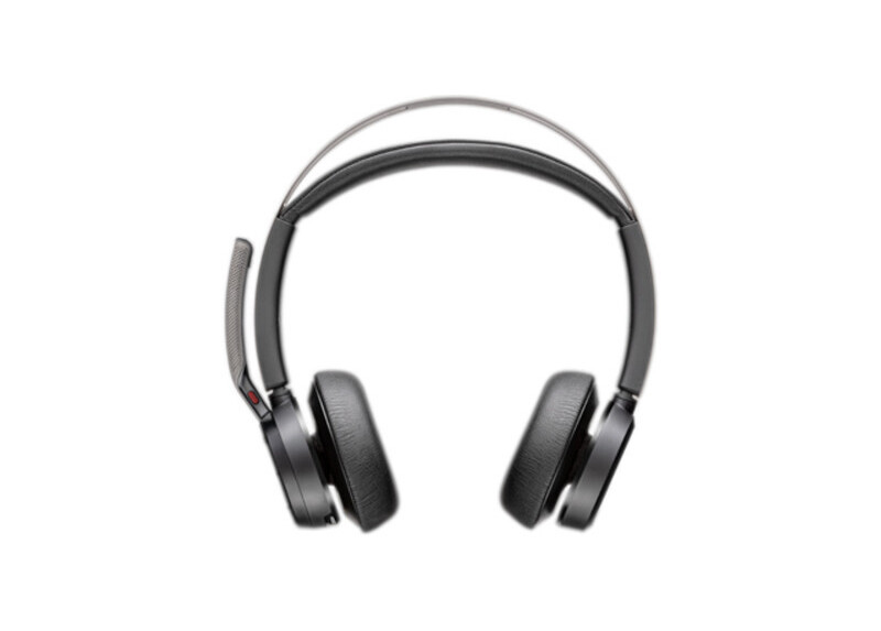 HP Poly Voyager Focus 2 MS Stereo | Bluetooth Headset (ANC) | USB-C (met USB-A Adapter) | Zwart