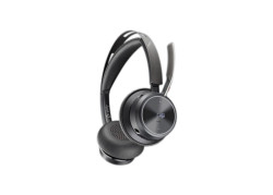 HP Poly Voyager Focus 2 MS Stereo | Bluetooth Headset (ANC) | USB-C (met USB-A Adapter) | Zwart