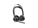 HP Poly Voyager Focus 2 UC Stereo | Bluetooth Headset (ANC) | USB-C (met USB-A Adapter) | Oplaadstandaard | Zwart